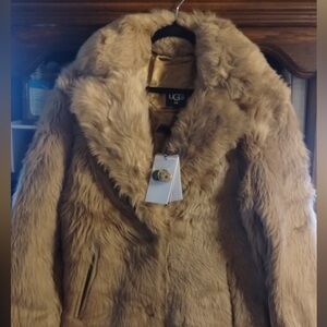 Ugh Esme Long Shearling Coat